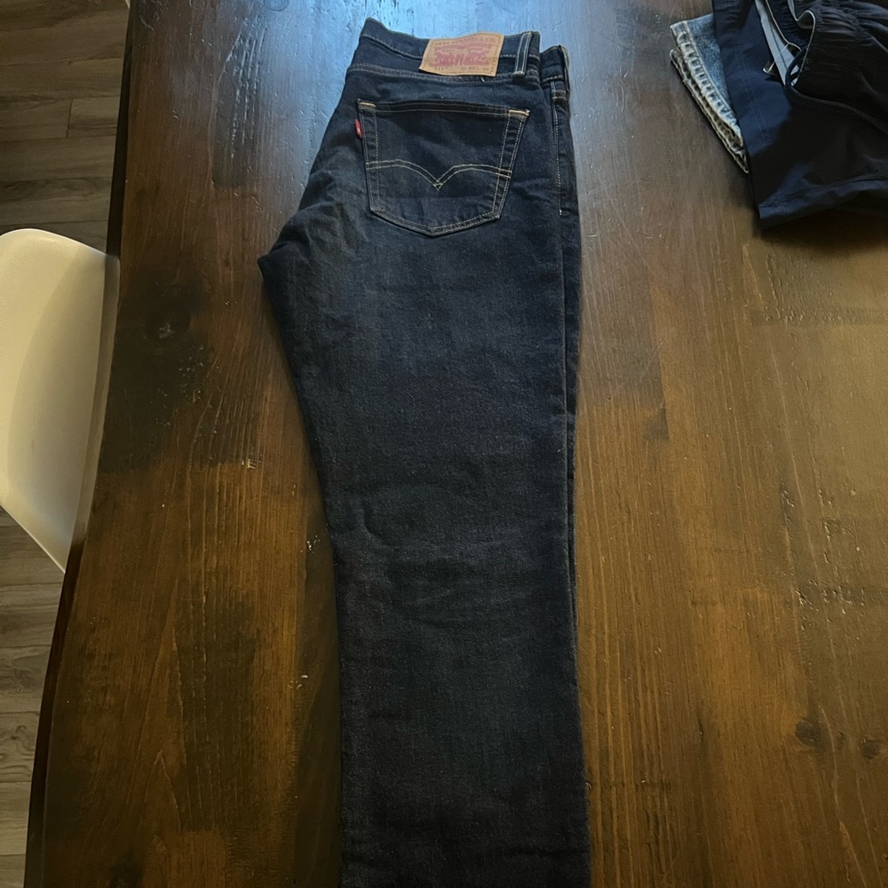 Levi's Men's Slim Jeans - Dark Blue